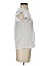 Adrianna Papell 100% Polyester Silver Short Sleeve Top Size XS - photo 4