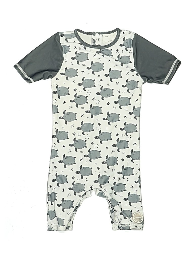 Pre-owned Assorted Brands Kids' Rash Guard In Gray