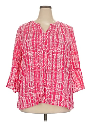 Gloria Vanderbilt 3/4 Sleeve T-Shirt (view 1)