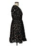 Unbranded 100% Polyester Hearts Black Casual Dress Size L - photo 4