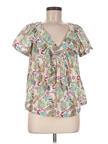 Haute Hippie Short Sleeve Blouse (view 1)