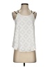 Astr 100% Polyester White Sleeveless Blouse Size S - photo 1