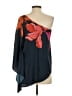Hutch Black Blue Long Sleeve Blouse Size S - photo 2