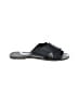 Unbranded 100% Leather Black Sandals Size 8 - photo 1