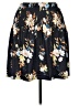 Unbranded 100% Polyester Floral Black Casual Skirt Size XL - photo 2