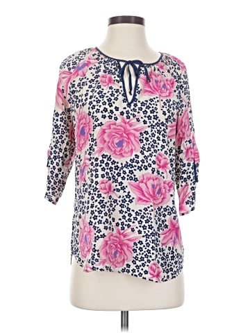 Yumi Kim 3/4 Sleeve Silk Top (view 1)