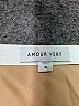 Amour Vert Solid Tan Silk Skirt Size XL - photo 4
