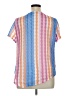 Alfred Dunner 100% Polyester Color Block Blue Short Sleeve Blouse Size 1X - photo 2
