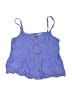 H&M 100% Viscose Blue Sleeveless Blouse Size 6X - photo 1