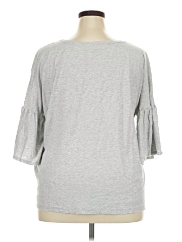 TWO by Vince Camuto 3/4 Sleeve T-Shirt (view 2)