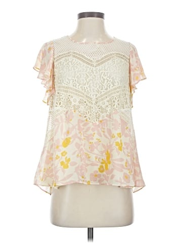 HD in Paris Short Sleeve Blouse (view 1)