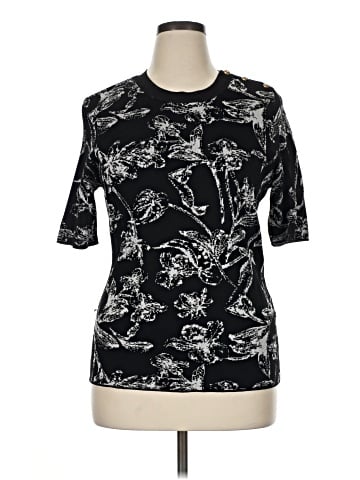 White House Black Market 3/4 Sleeve T-Shirt (view 1)