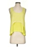 Elizabeth and James 100% Polyester Yellow Sleeveless Blouse Size XS - photo 1