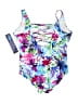 Longitude Floral Blue One Piece Swimsuit Size 10 - photo 2