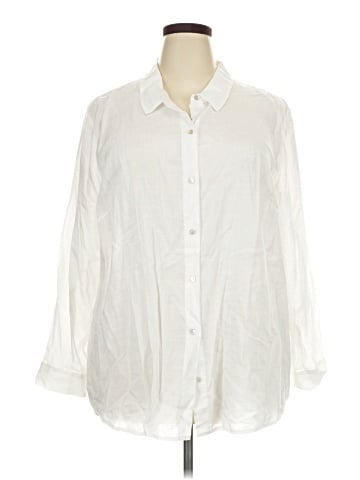 Eileen Fisher Long Sleeve Button-Down Shirt (view 1)