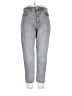 Zara Chevron-herringbone Gray Jeans Size 10 - photo 1