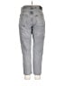 Zara Chevron-herringbone Gray Jeans Size 10 - photo 2