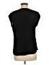 Pale Sky Black Short Sleeve Blouse Size M - photo 2