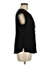 Pale Sky Black Short Sleeve Blouse Size M - photo 4
