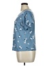 Elan Floral Blue Short Sleeve T-Shirt Size XL - photo 5
