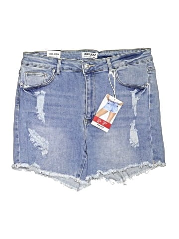 Wax Jean Denim Shorts (view 1)