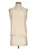Lavender Brown 100% Polyurethane Ivory Tank Top Size S - photo 1