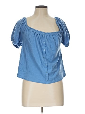 American Eagle Outfitters Short Sleeve Blouse (view 1)
