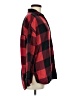 Old Navy Plaid Red Long Sleeve Button-Down Shirt Size M - photo 4