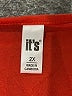 It's Solid Orange Casual Dress Size 2X - photo 7