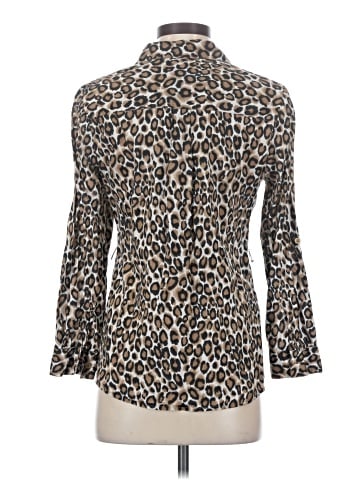 Cato 3/4 Sleeve Button-Down Shirt (view 2)