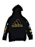 Adidas 100% Cotton Black Long Sleeve Top Size 10 - 12 - photo 1