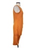 Nine West Solid Orange Casual Dress Size S - photo 4