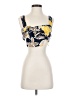 Zara Basic Yellow Sleeveless Blouse Size XS - photo 1
