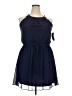 BCX 100% Polyester Solid Blue Cocktail Dress Size XXL - photo 1