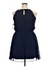 BCX 100% Polyester Solid Blue Cocktail Dress Size XXL - photo 2