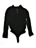 Glam 100% Polyester Black Bodysuit Size L - photo 2