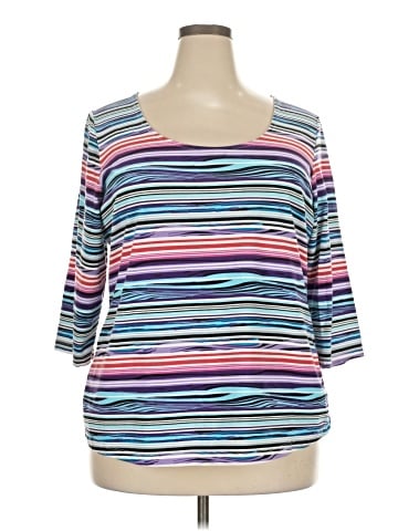 Jessica London 3/4 Sleeve T-Shirt (view 1)