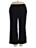 Daisy Fuentes Solid Black Dress Pants Size 18 - photo 1