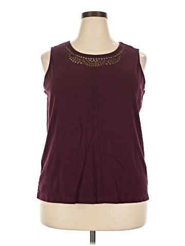 Christopher & Banks Sleeveless T-Shirt (view 1)
