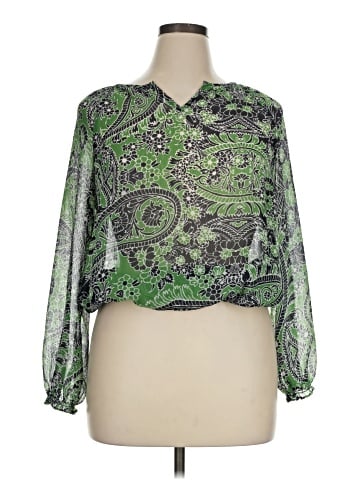 Liz Claiborne Long Sleeve Blouse (view 1)