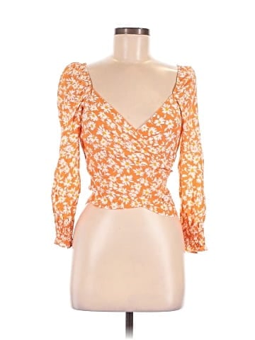Bershka 3/4 Sleeve Top (view 1)