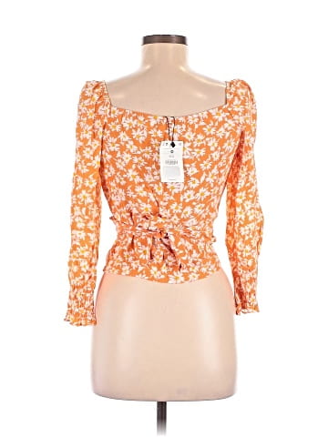 Bershka 3/4 Sleeve Top (view 2)
