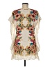 Baraschi Ivory Short Sleeve Blouse Size M - photo 2
