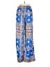 Rachel Zoe Print Blue Casual Pants Size M - photo 2