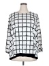 MULTIPLES Silver 3/4 Sleeve Blouse Size 2X - photo 1