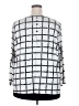 MULTIPLES Silver 3/4 Sleeve Blouse Size 2X - photo 2