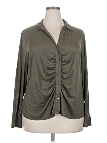 Calvin Klein Long Sleeve Blouse (view 1)
