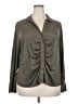 Calvin Klein Gray Long Sleeve Blouse Size 2X - photo 1