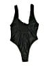 Delia's Graphic Black One Piece Swimsuit Size M - photo 2