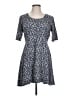 Maurices Paisley Gray Casual Dress Size L - photo 1